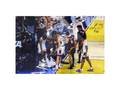 2023 Final Four Acrylic Photo Autographed by Alex Karaban and Andre Jackson Jr.
