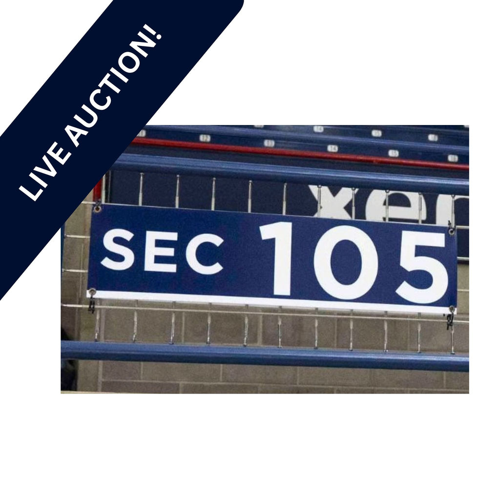 Gampel Pavilion Section 105 Sign - Fundraiser for the UConn Band!