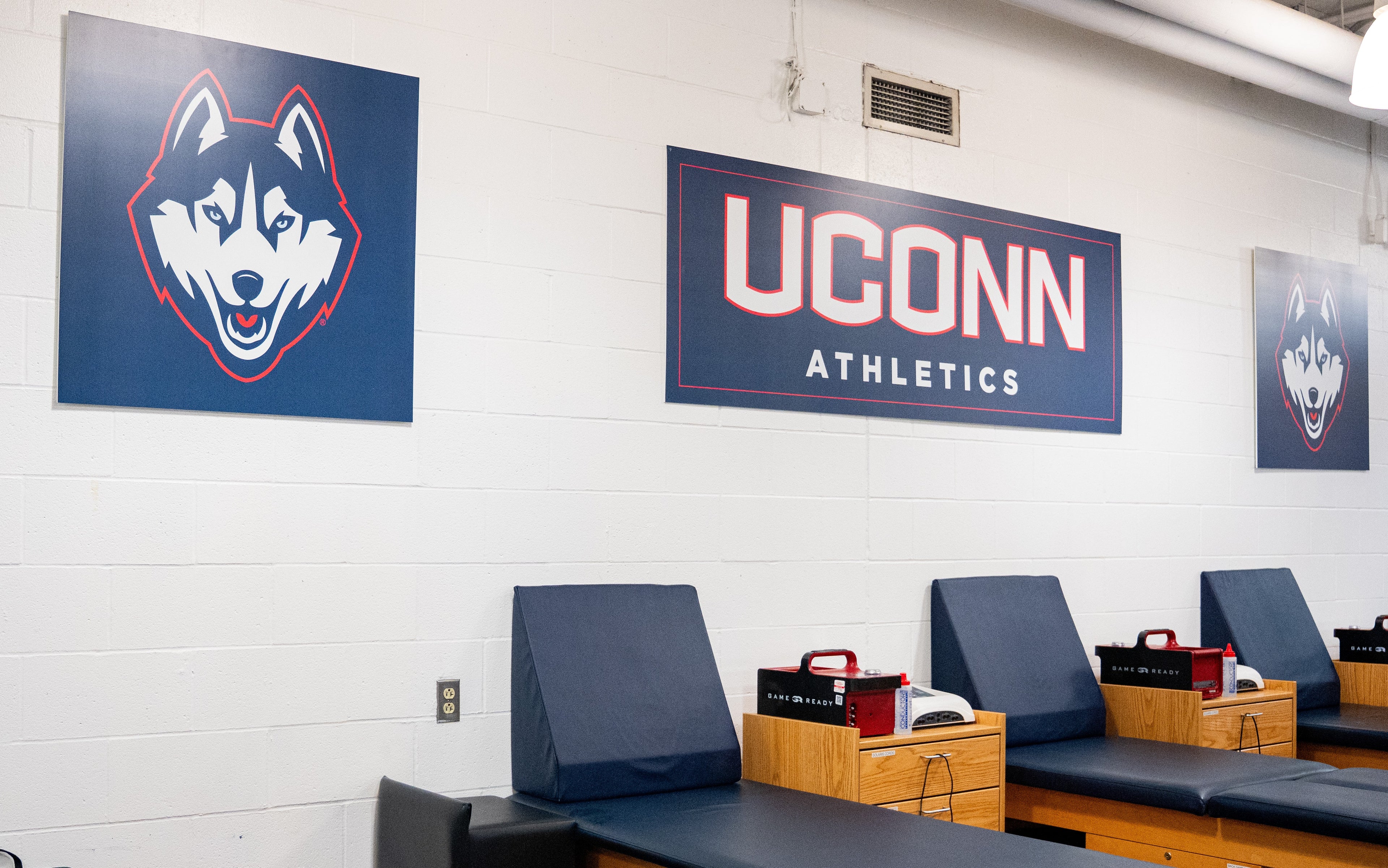 UConn Athletic Training Room Large Husky Wall Logo