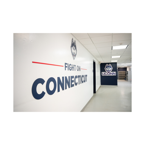 "Fight On Connecticut" Large Wall Sign