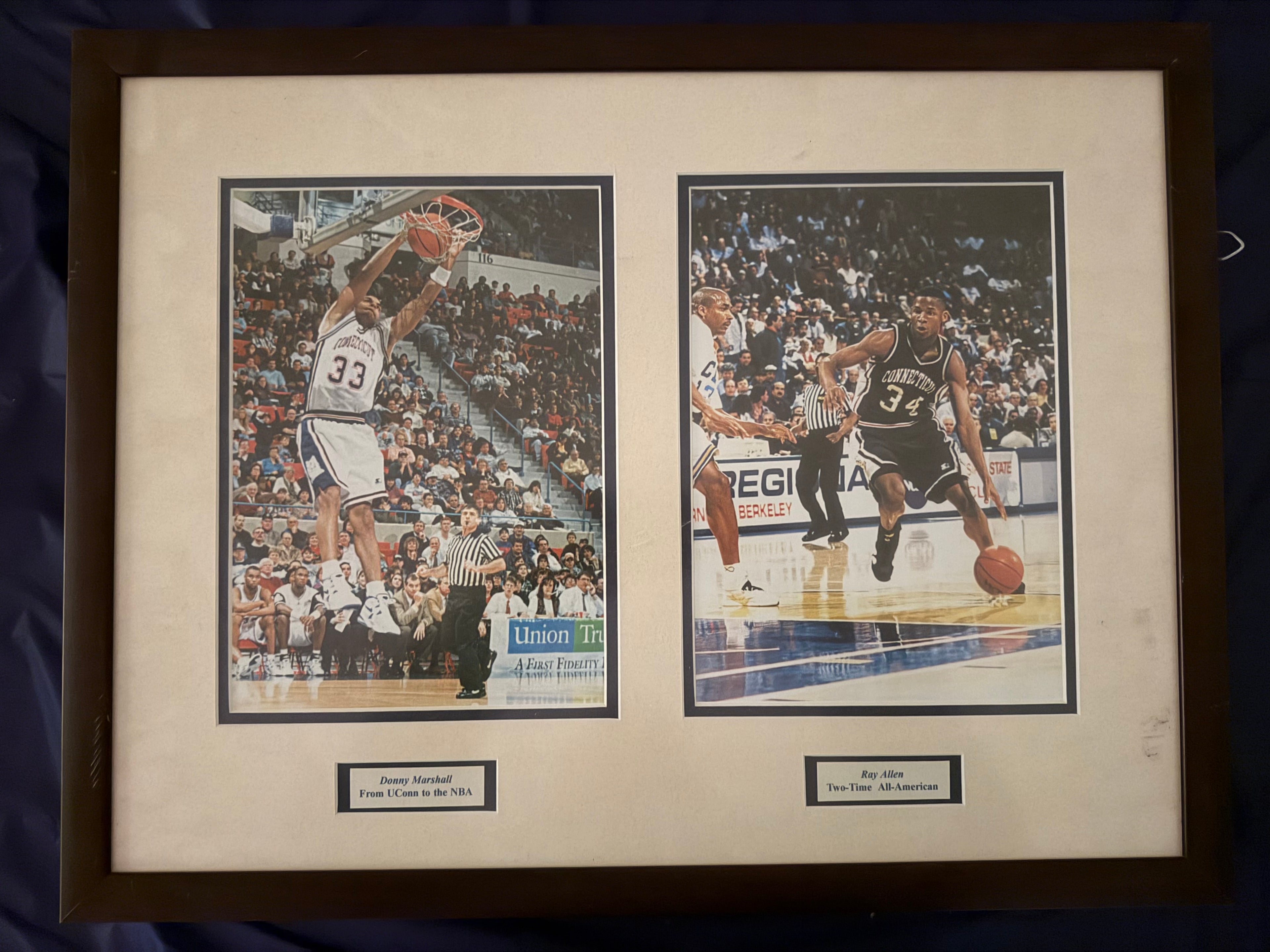 Donny Marshall/Ray Allen Framed Photo