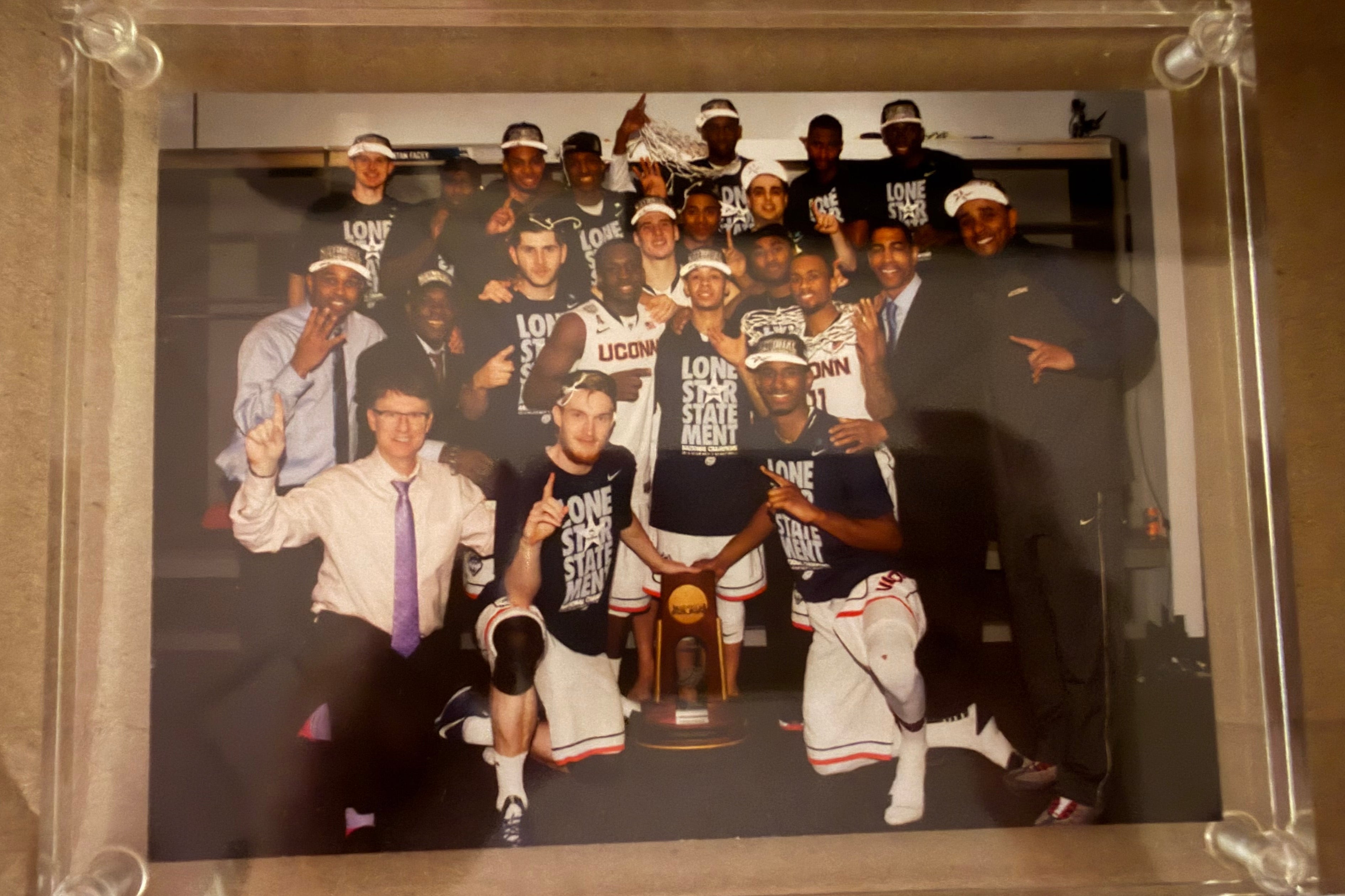 UConn Men's 2014 National Championship Double Sided Acrylic Block