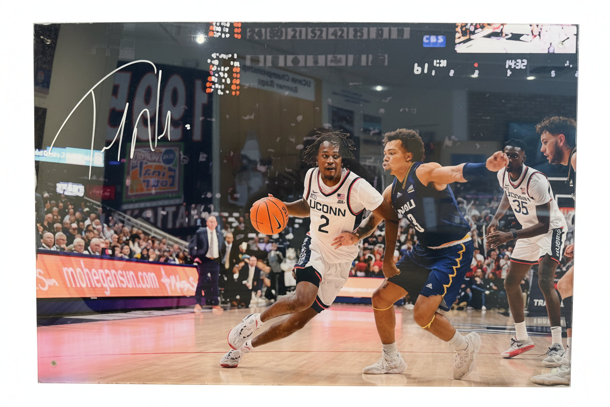 Tristen Newton Dribble Autographed Acrylic Photo