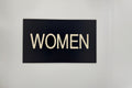 Women's Restroom Sign