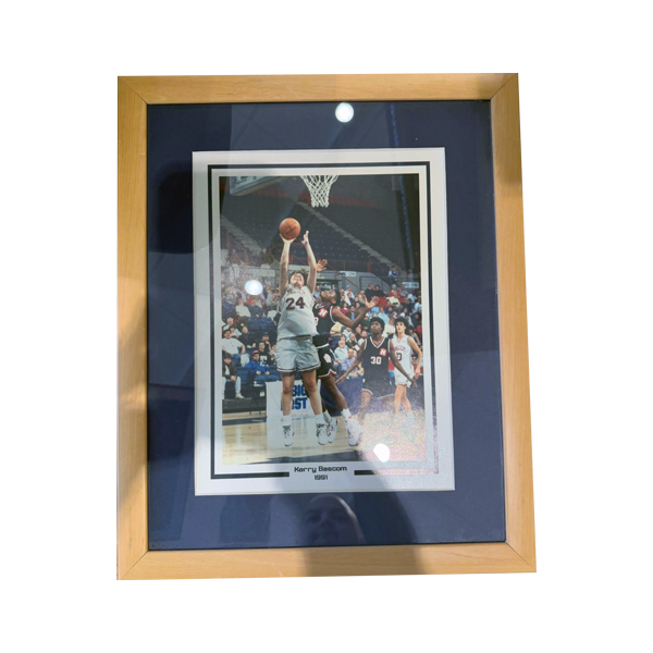 Kerry Bascom Framed Photo From Old Locker Room
