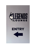 Gampel Pavilion Legends Lounge Entry Sign