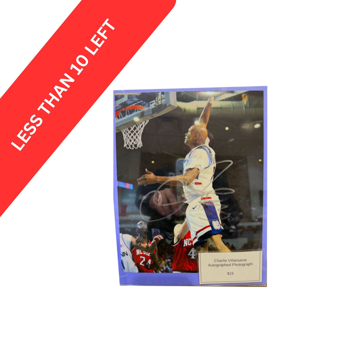 Charlie Villanueva 8X10 Autographed Photo