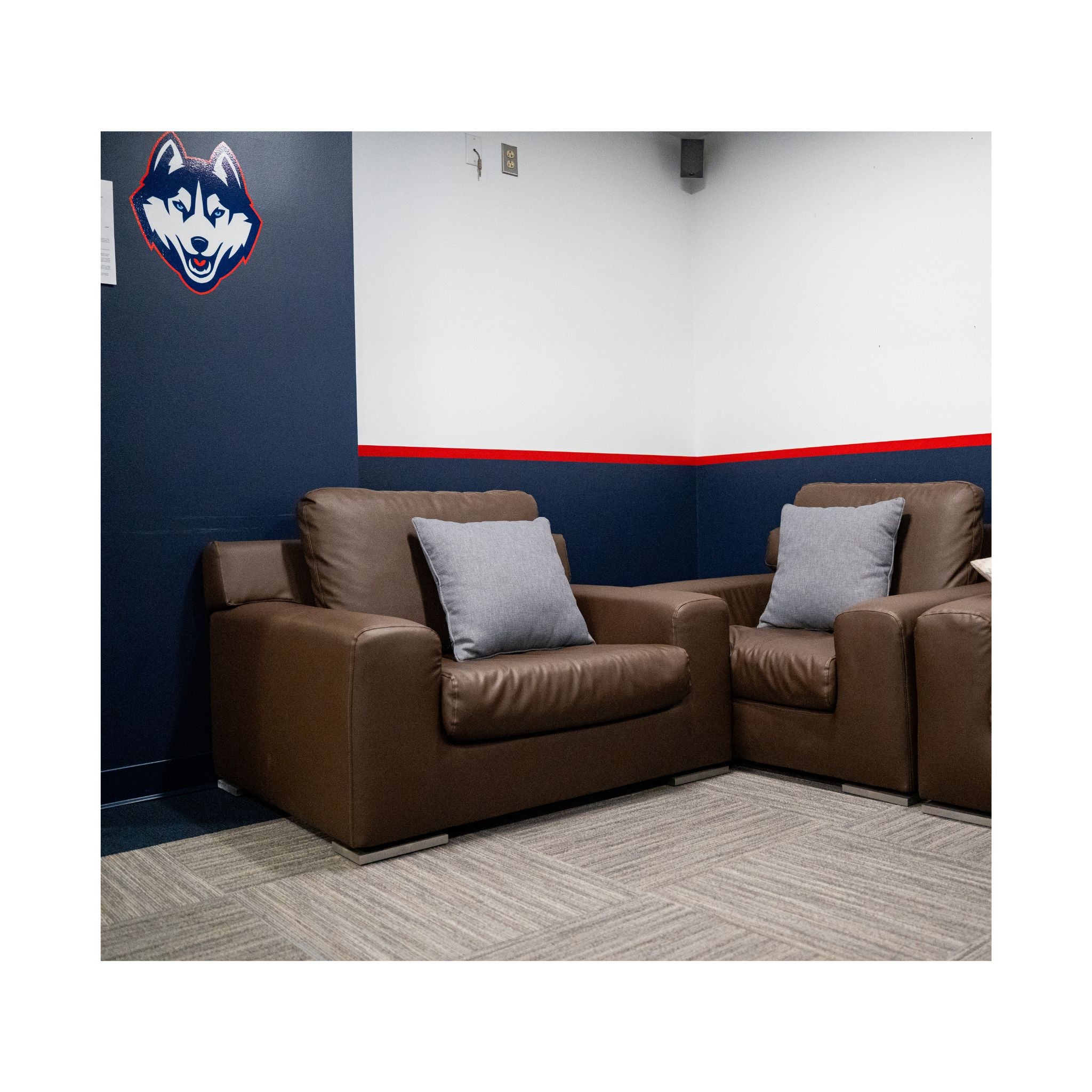 UConn Women’s Locker Room Chairs Pair
