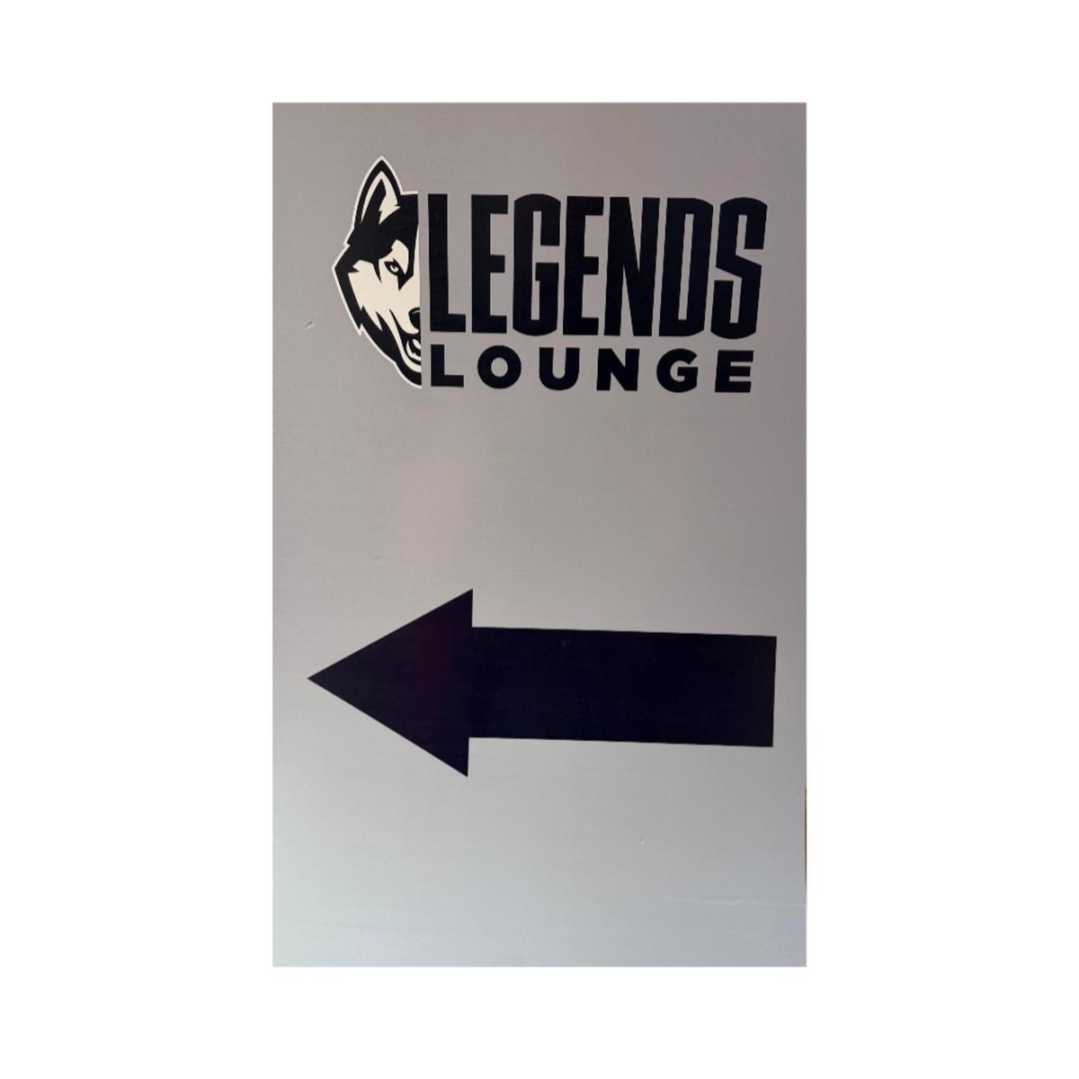 Gampel Pavilion Legends Lounge Vertical Sign