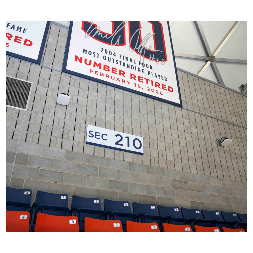 Gampel Pavilion Section 210 Sign
