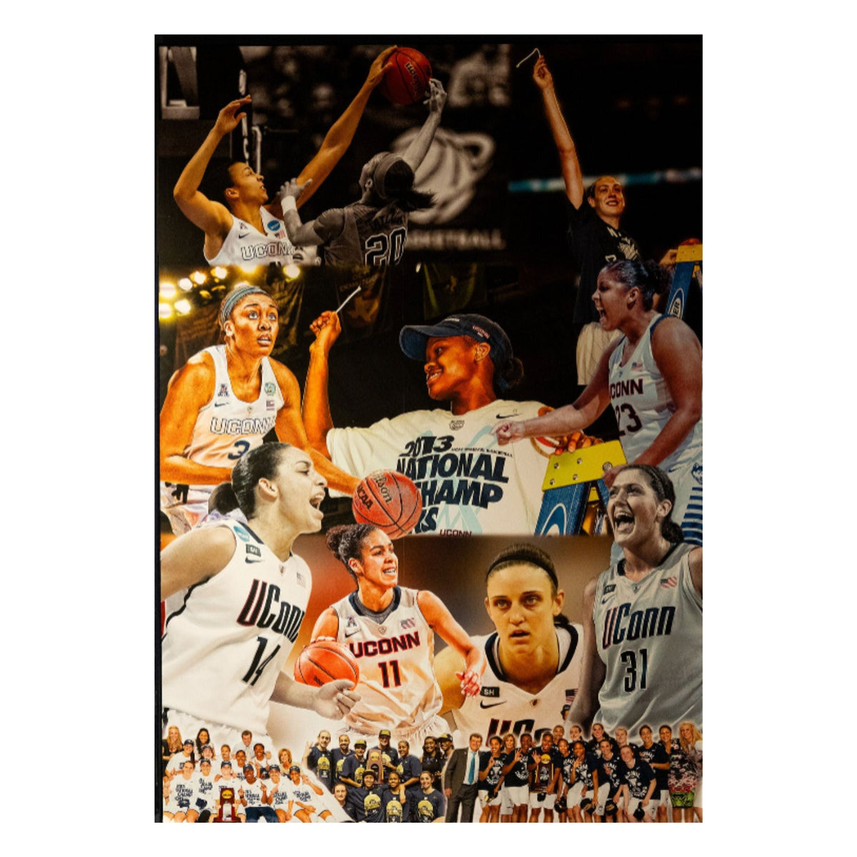 Women's Basketball Hallway Mural #3