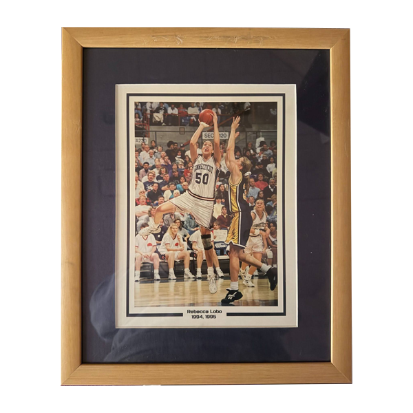 Rebecca Lobo Framed Photo From Old Locker Room