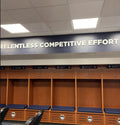 Coach Hurley UConn Mens' Locker Room Motivational Sign #1