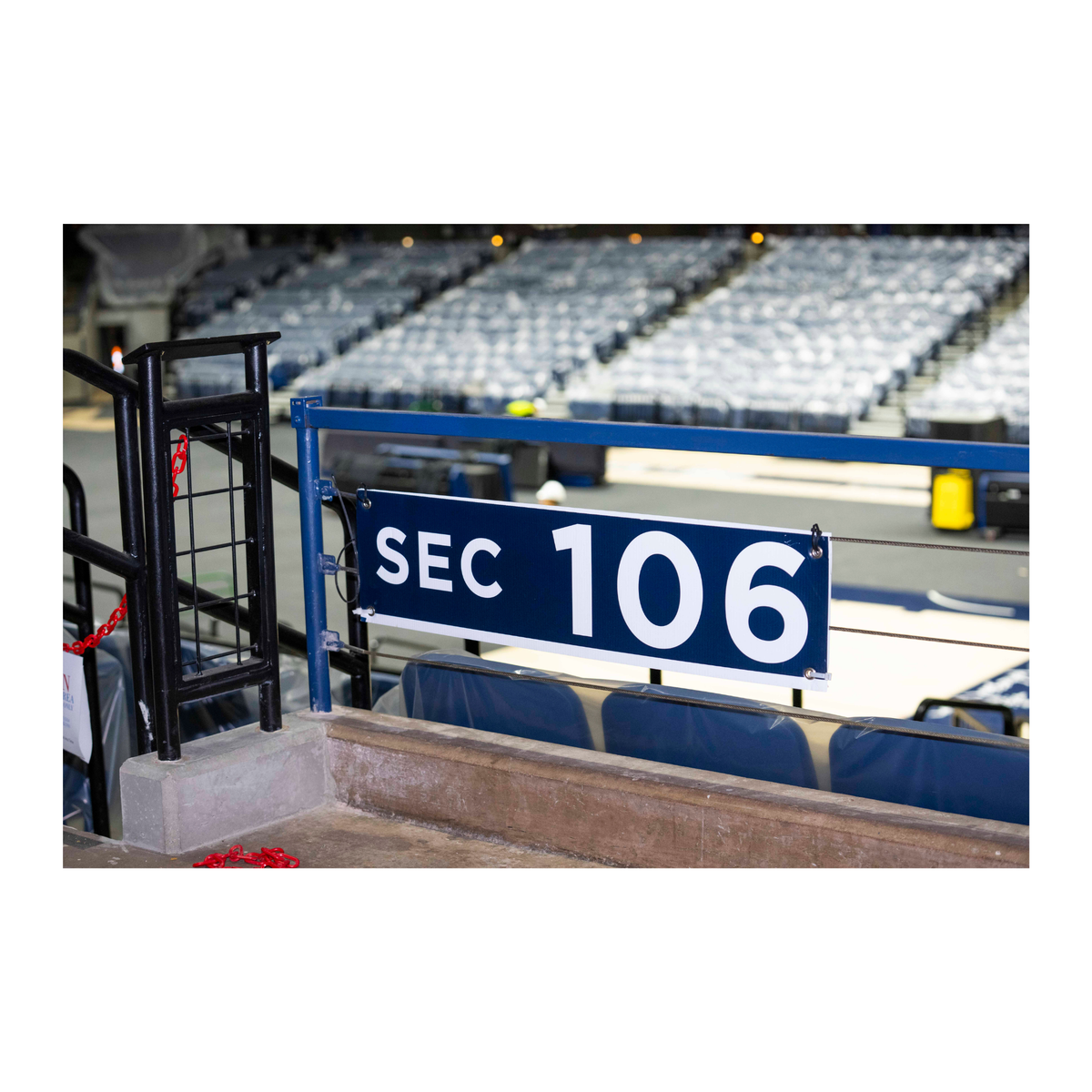 Gampel Pavilion - Section 106 Sign
