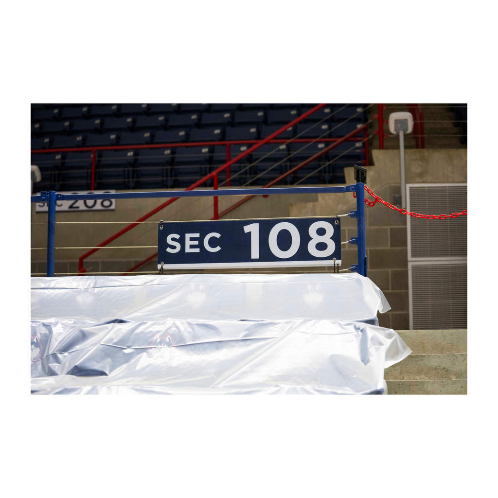 Gampel Pavilion - Section 108 Sign