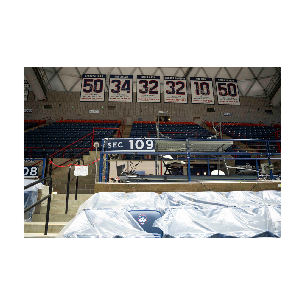 Gampel Pavilion - Section 109 Sign