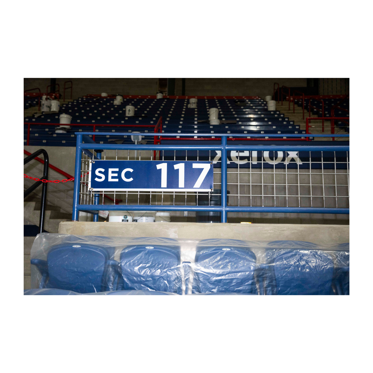 Gampel Pavilion - Section 117 Sign