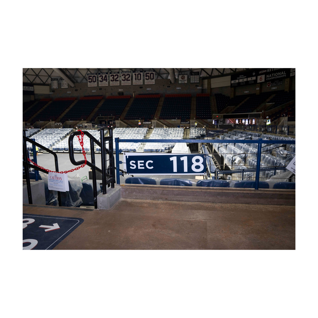 Gampel Pavilion - Section 118 Sign