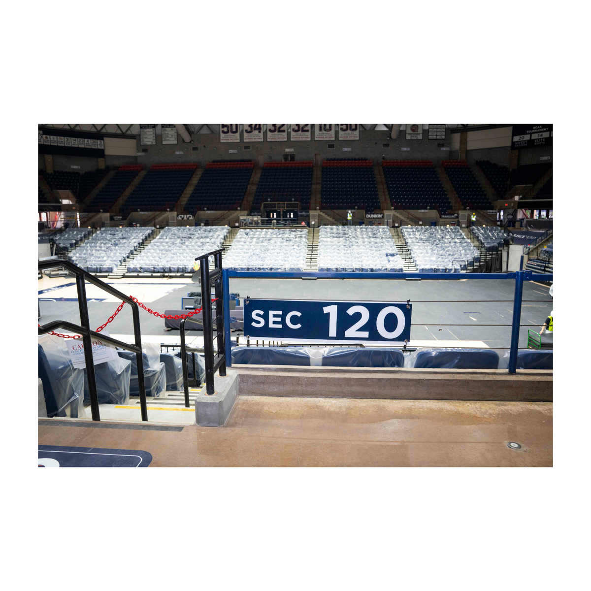 Gampel Pavilion - Section 120 Sign