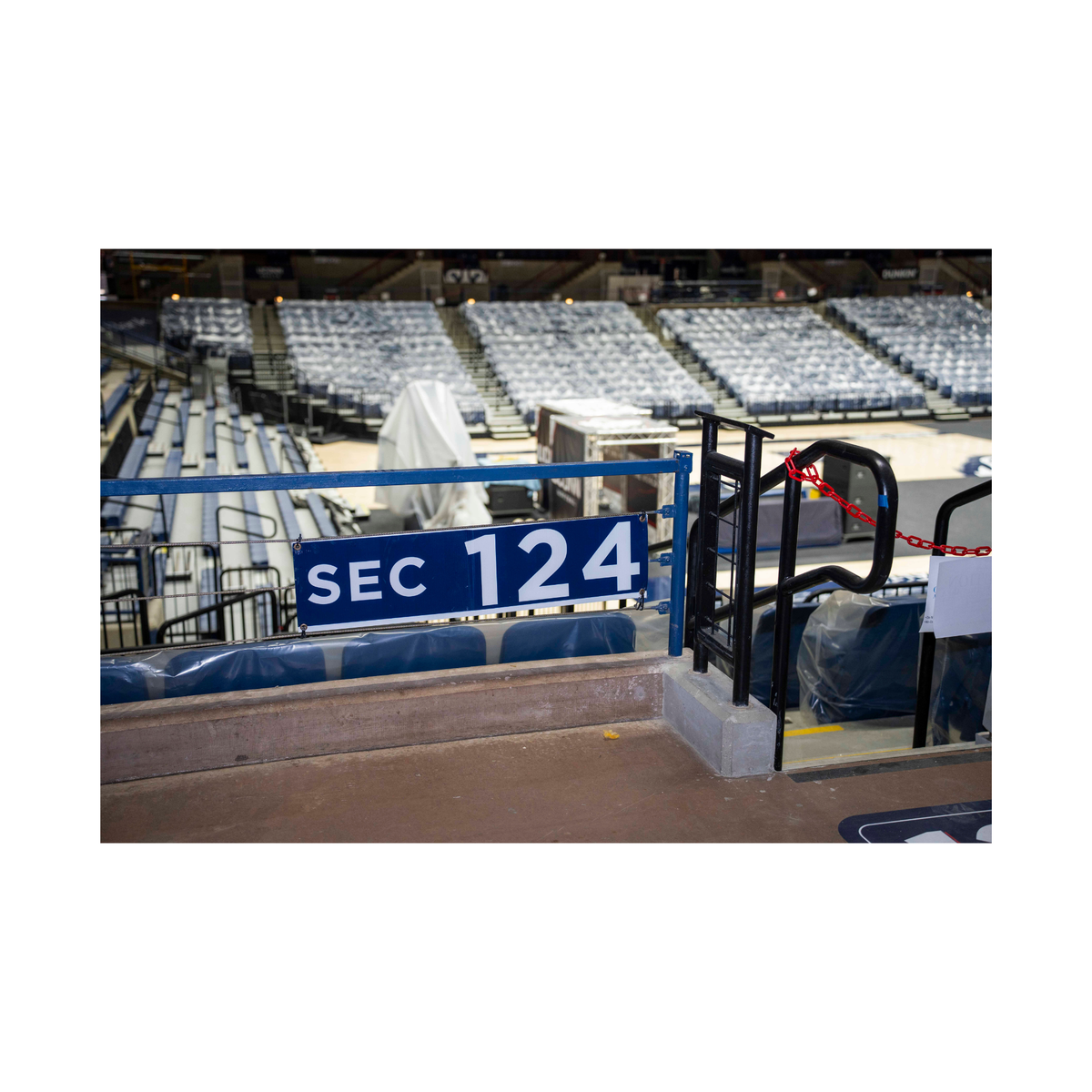 Gampel Pavilion - Section 124 Sign