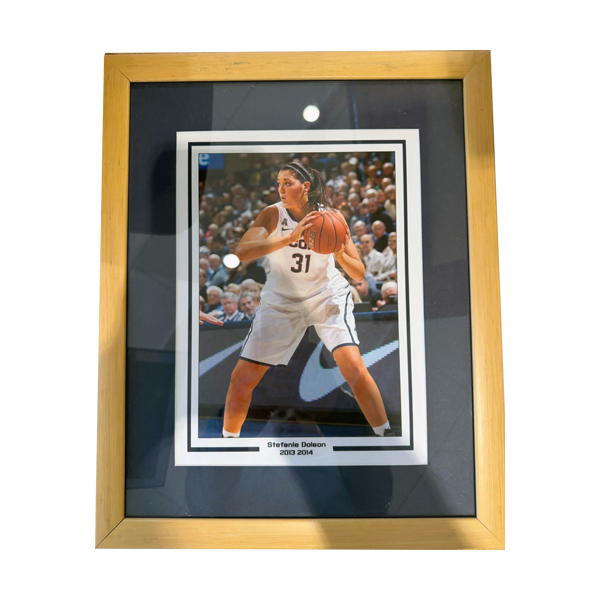 Stefanie Dolson Framed Photo From Old Locker Room