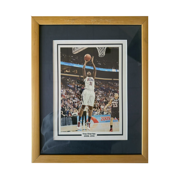 Tina Charles Framed Photo From Old Locker Room