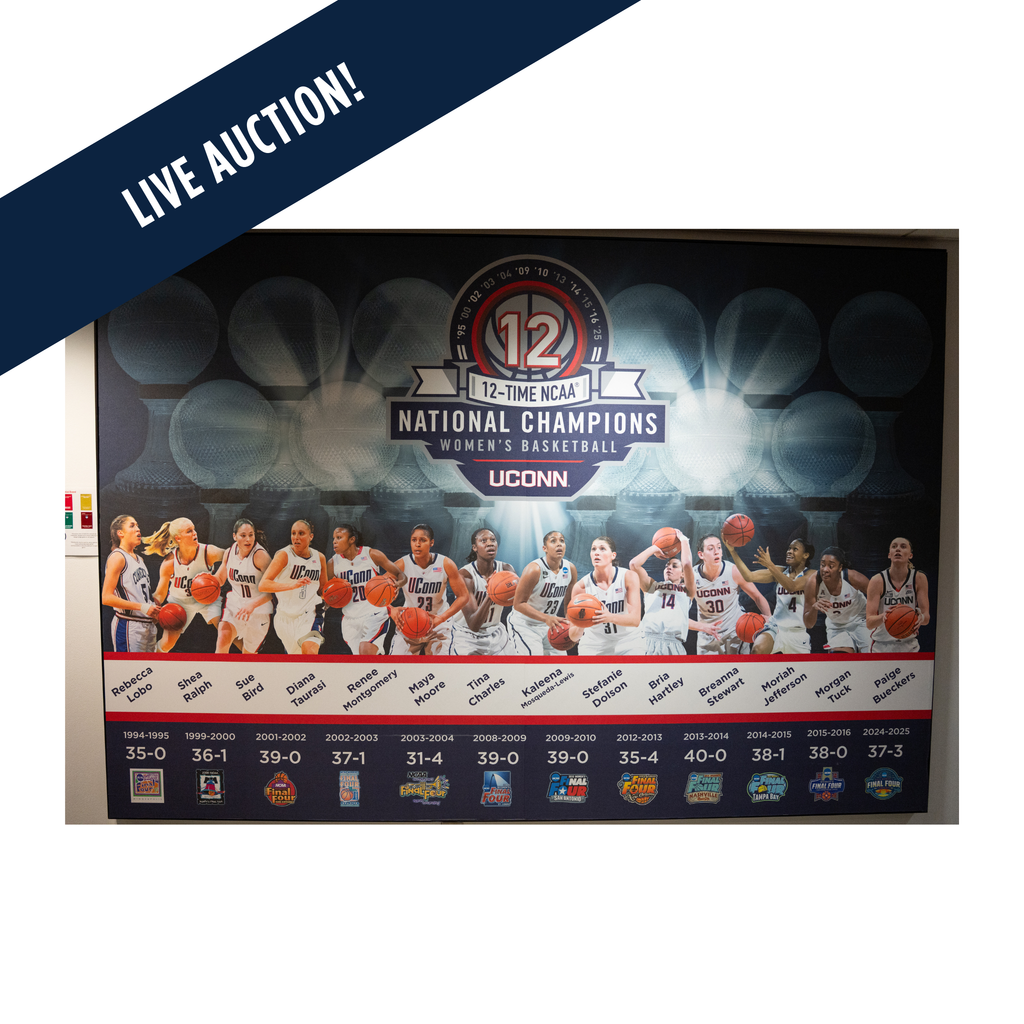 UConn Women's Dynasty Timeline Mural