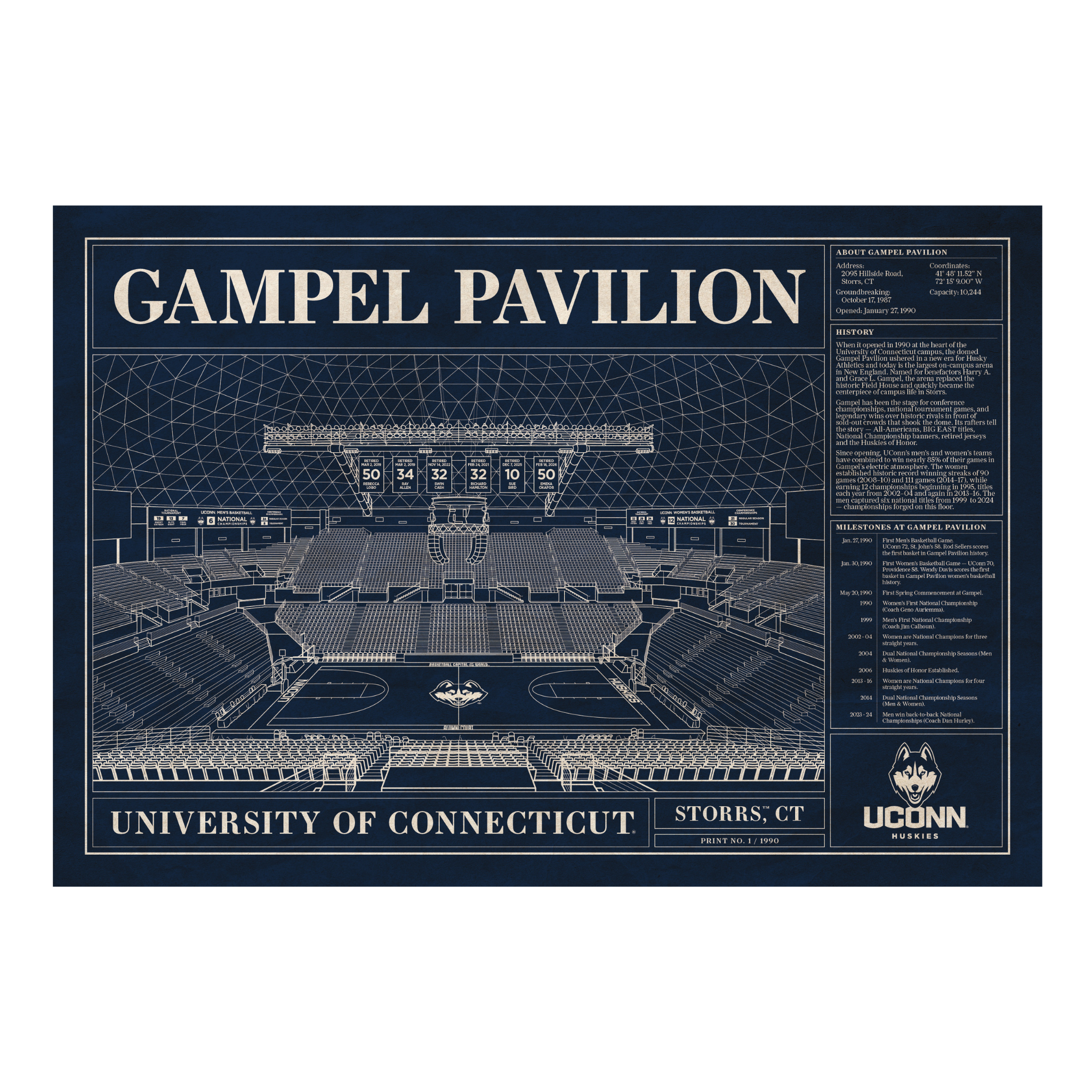 Gampel Pavilion Artistic Limited Edition Print