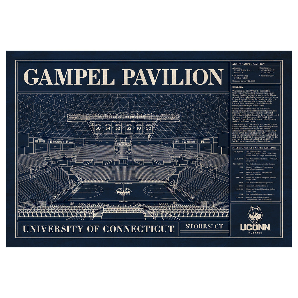 Gampel Pavilion Artistic Limited Edition Print