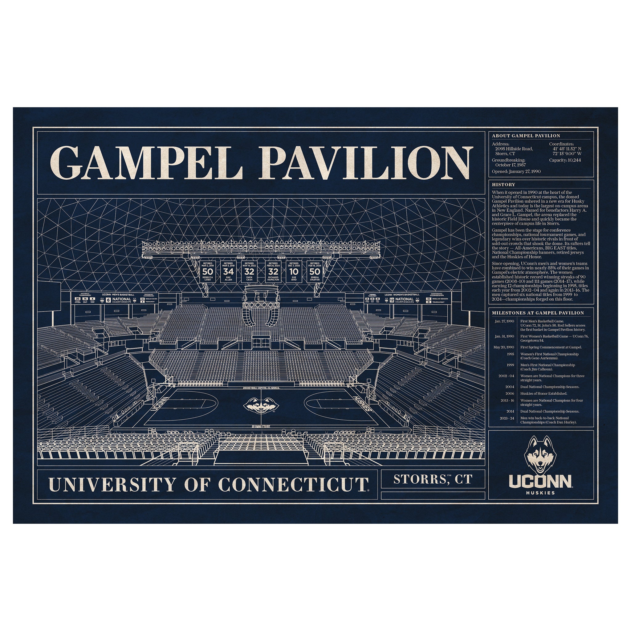 Gampel Pavilion Artistic Limited Edition Print