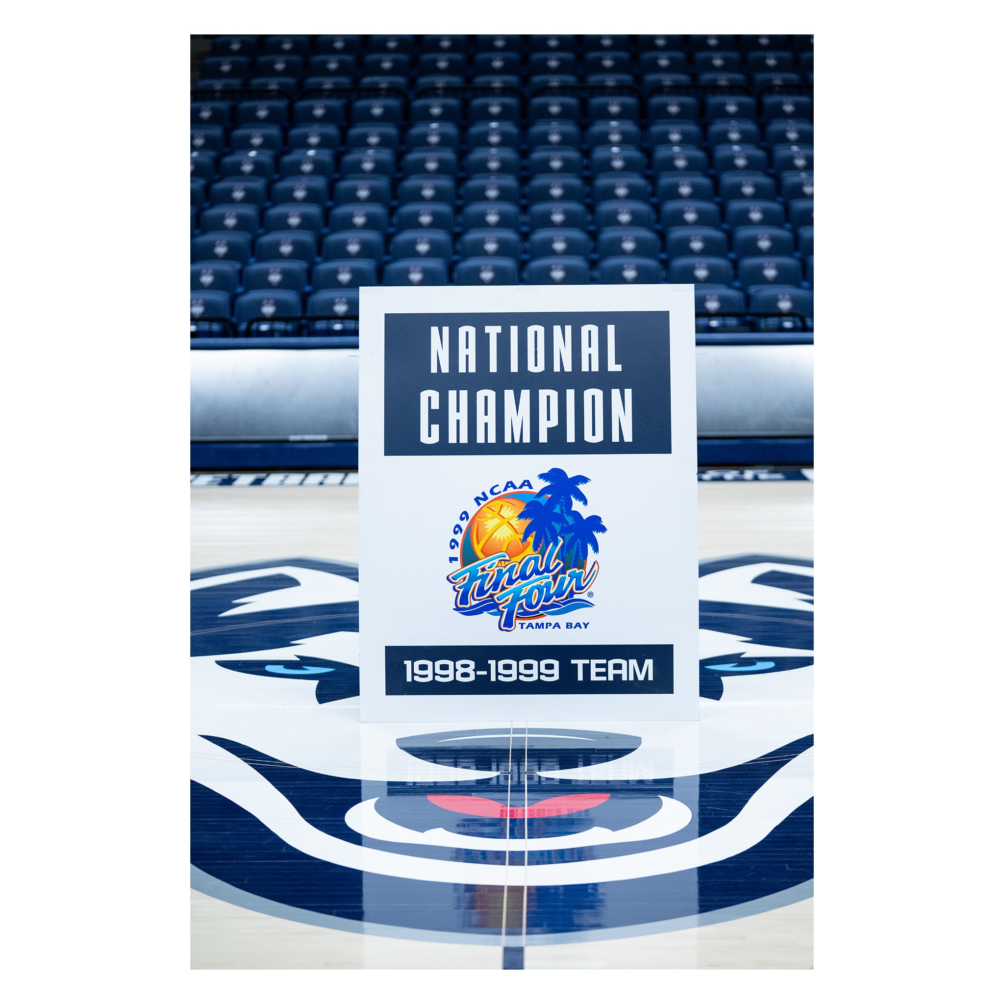 1999 Men's National Champion Team Huskies of Honor Sign