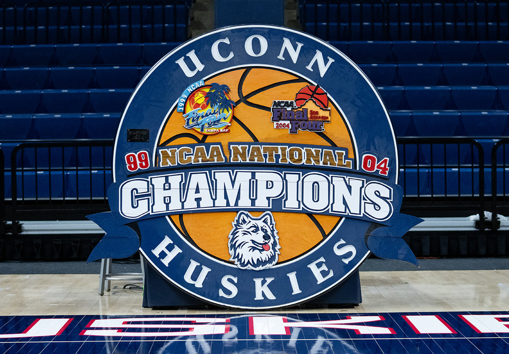 UConn Men’s 1999/2004 National Champions Wooden Sign