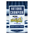 Coach Auriemma Autographed 2004 Women’s National Champion Team Huskies of Honor Sign
