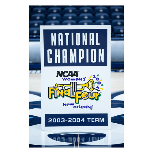 2004 Women’s National Champion Team Huskies of Honor Sign
