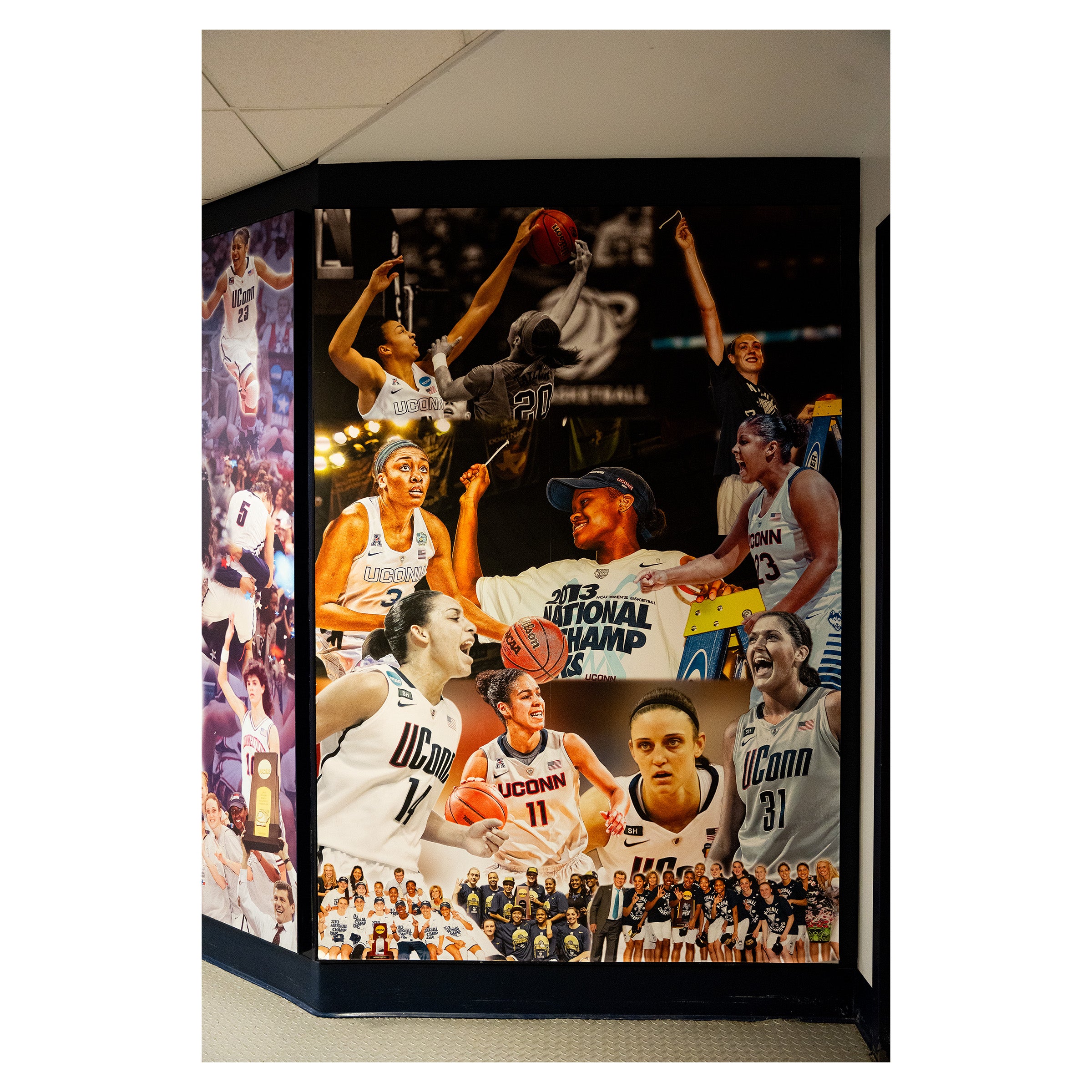 Women's Basketball Hallway Mural #3