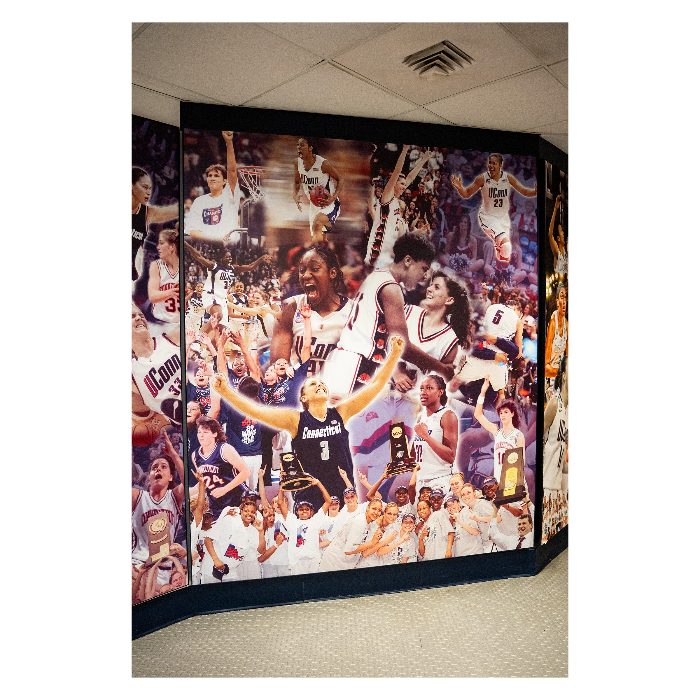 Women's Basketball Hallway Mural #2