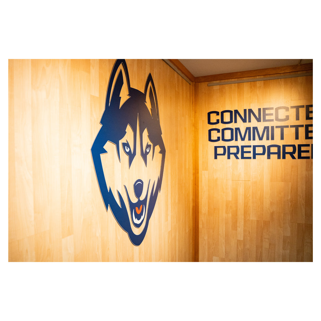Connected Committed Prepared Sign w/ Husky Head
