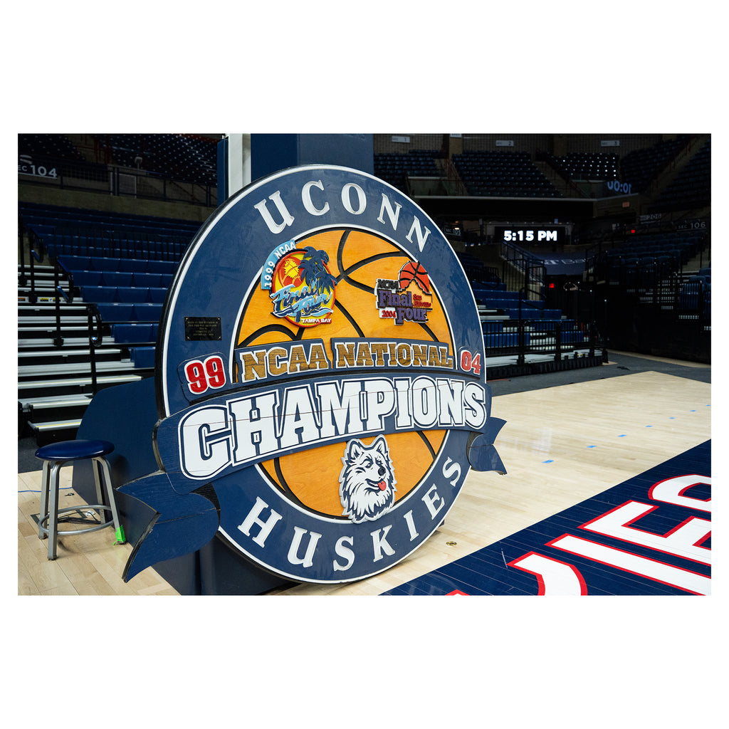 UConn Men’s 1999/2004 National Champions Wooden Sign