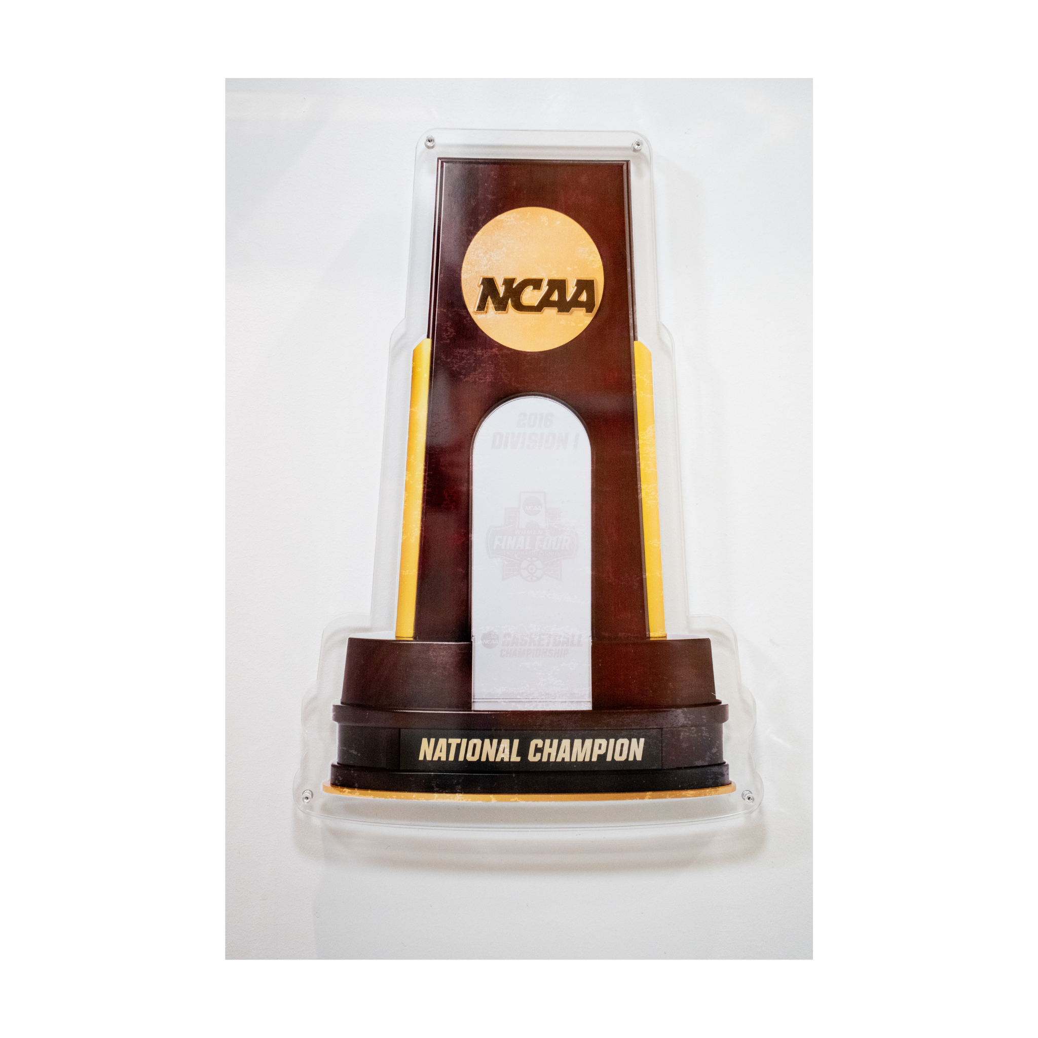 2016 NCAA Replica Championship Trophy Wall Art