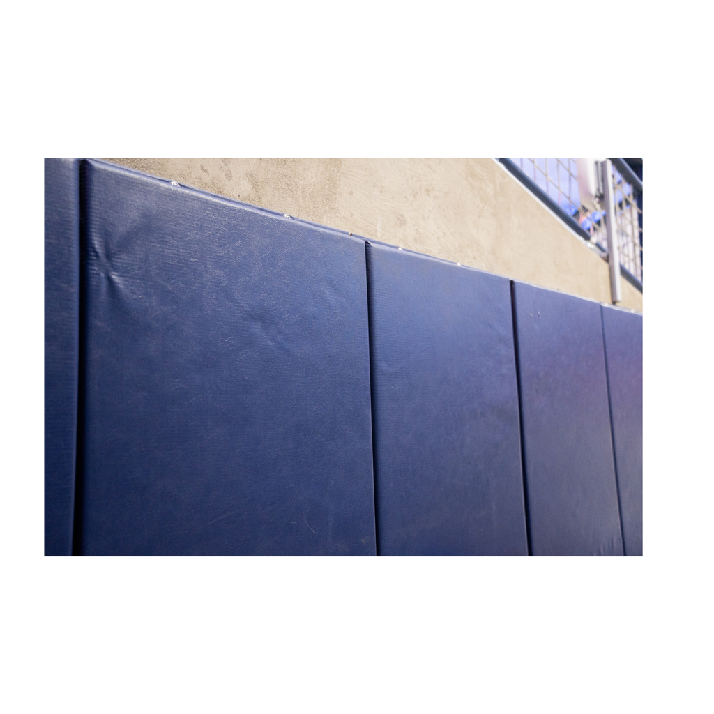Gampel Pavilion Court Tunnel Blue Wall Padding