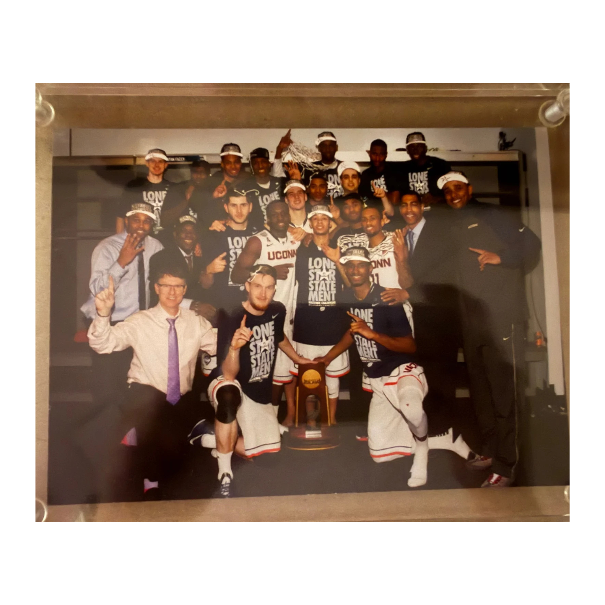 UConn Men's 2014 National Championship Double Sided Acrylic Block