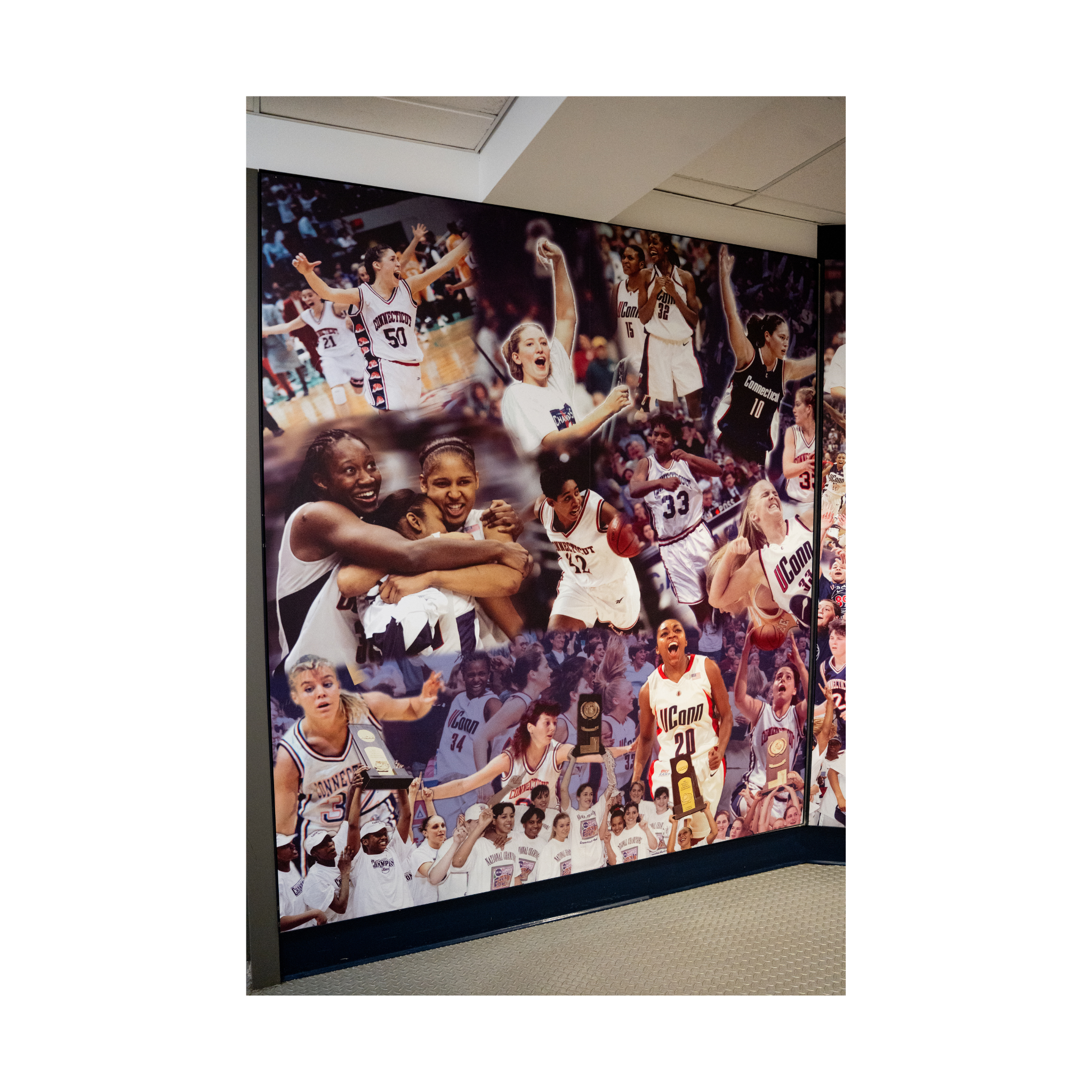 Women's Basketball Hallway Mural #1