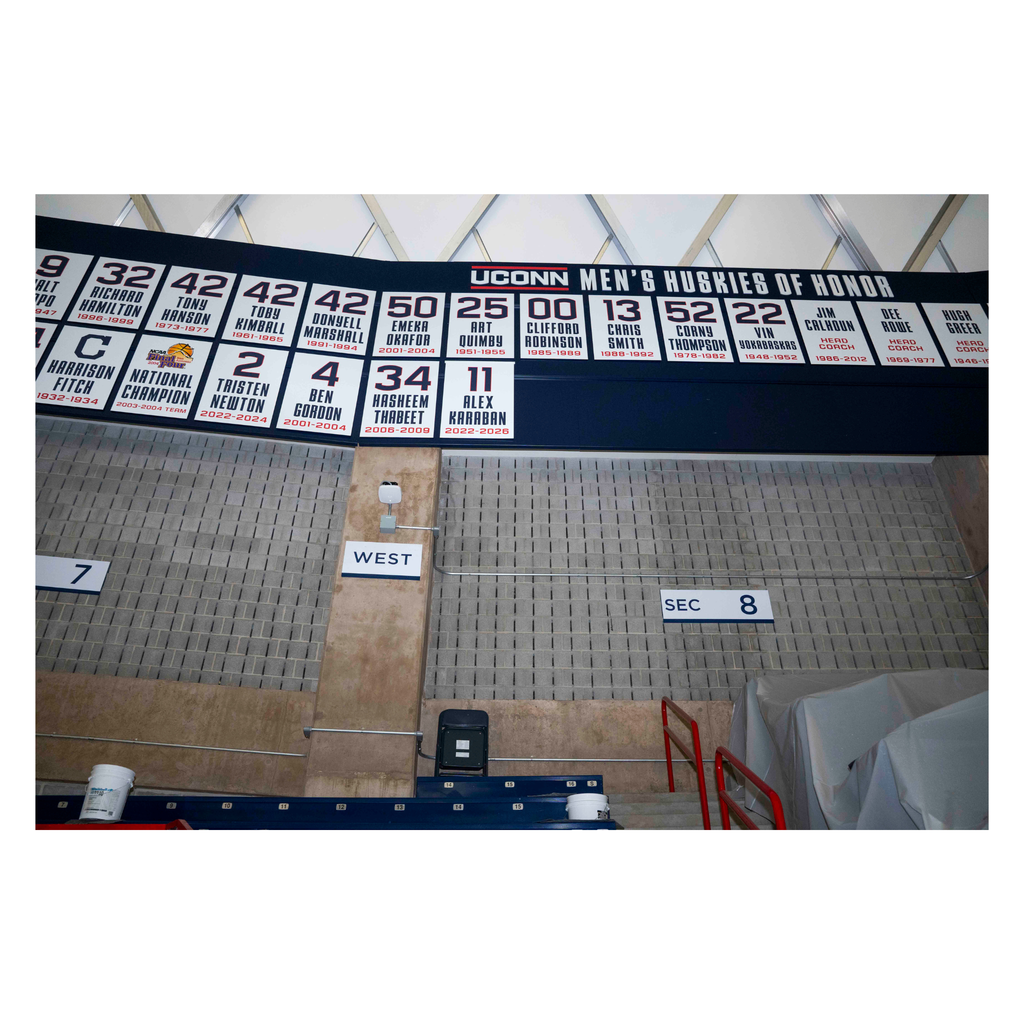 Gampel Pavilion - Section 8 Upper Bowl Sign