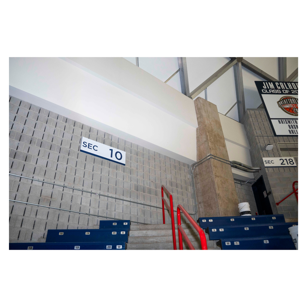 Gampel Pavilion - Section 10 Upper Bowl Sign