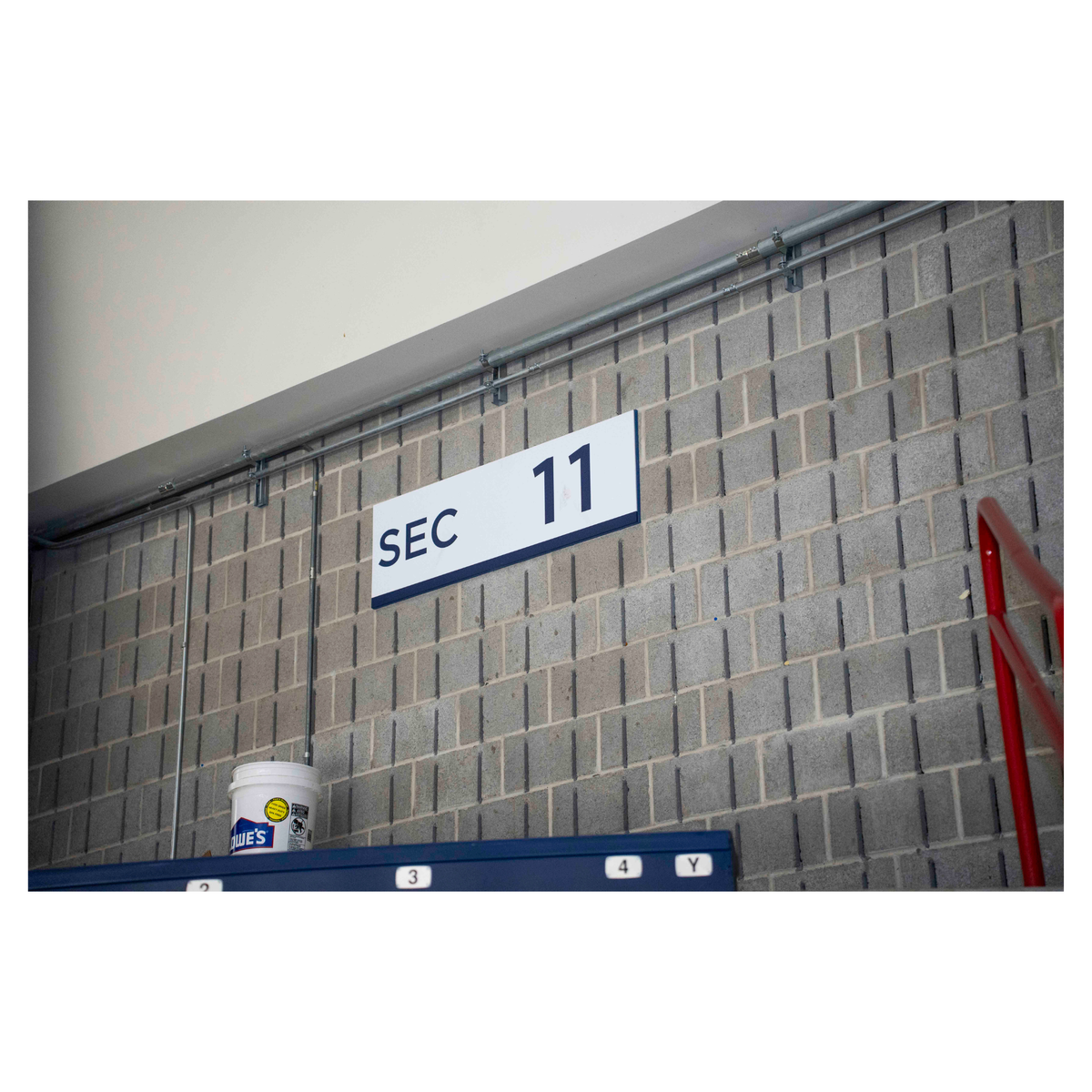 Gampel Pavilion - Section 11 Upper Bowl Sign