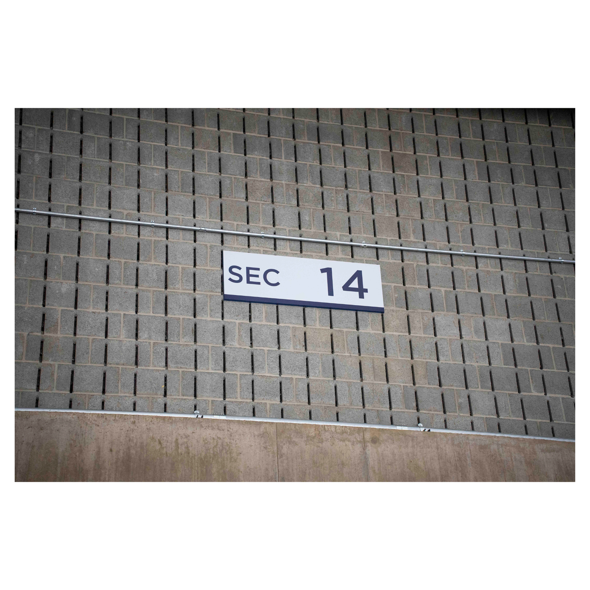 Gampel Pavilion - Section 14 Upper Bowl Sign