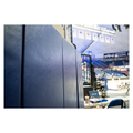 Gampel Pavilion Court Tunnel Blue Wall Padding