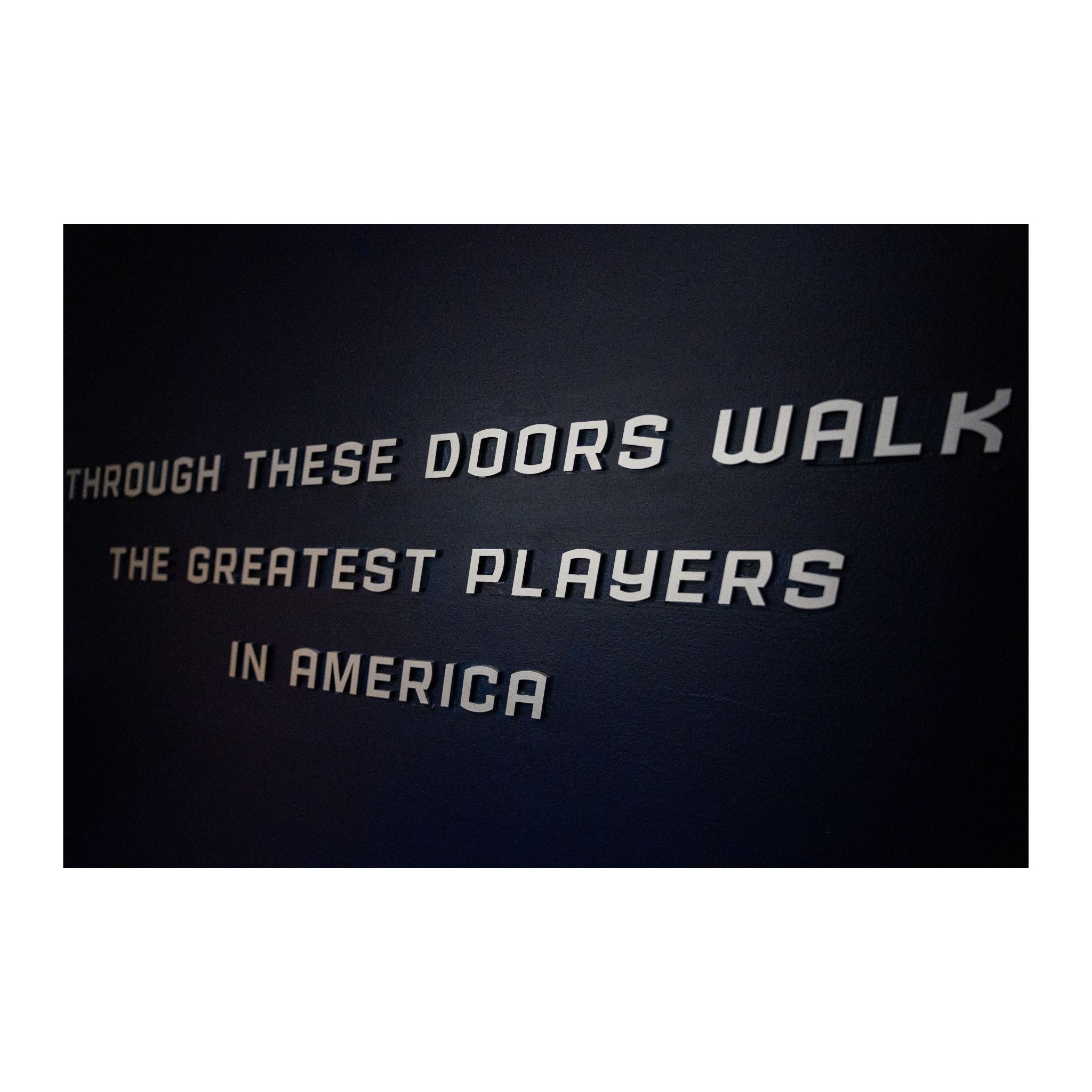 Through These Doors Letters & UConn Husky