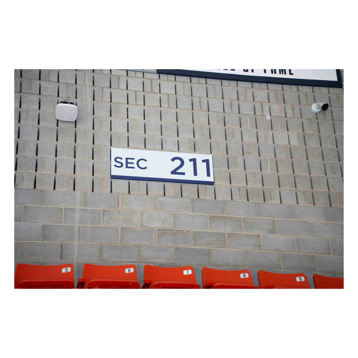 Gampel Pavilion - Section 211 Upper Bowl Sign