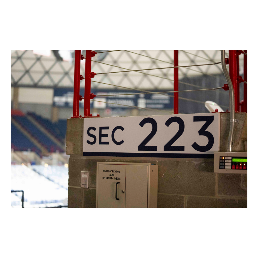 Gampel Pavilion - Section 223 Concourse Level Sign